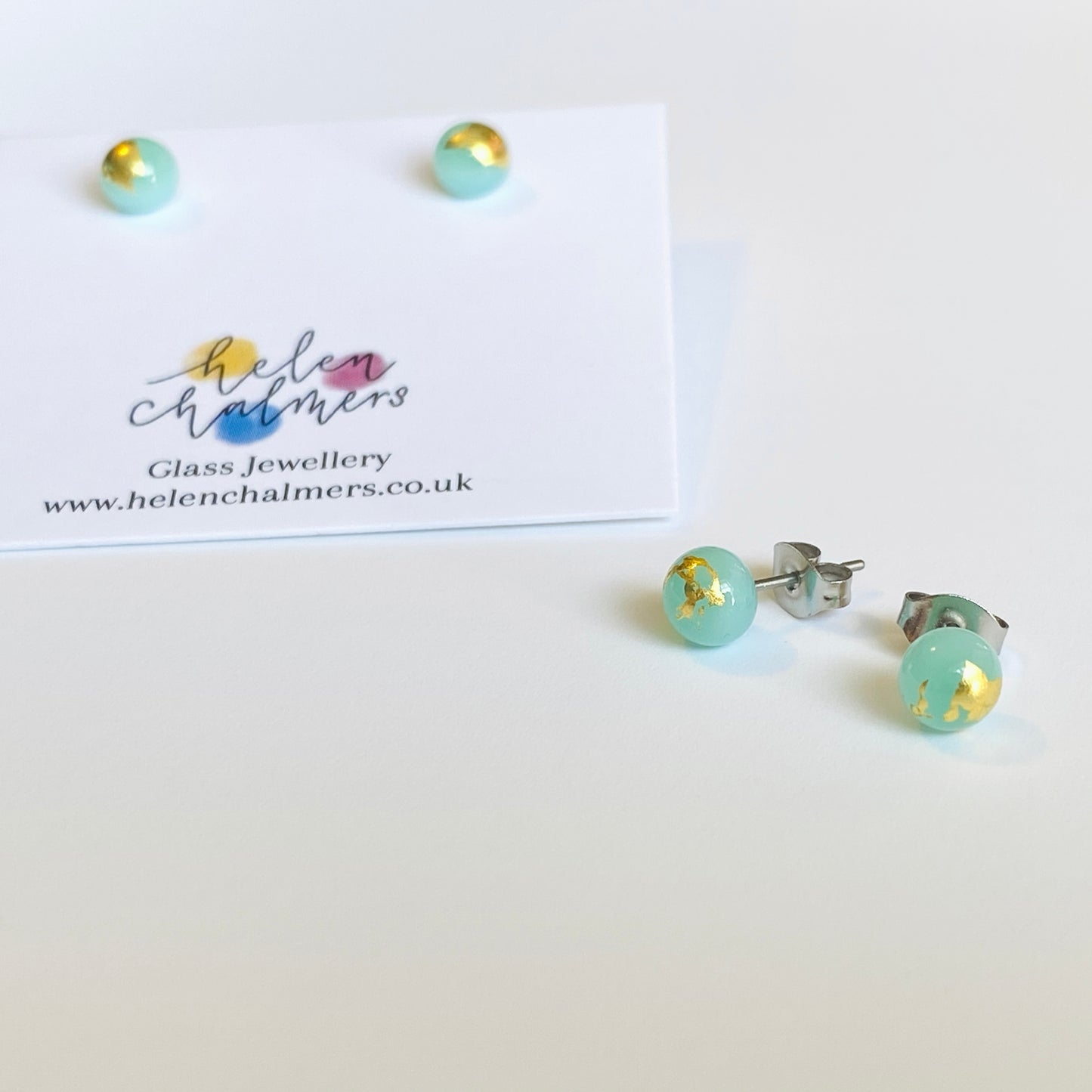 Mini Sphere Glass Studs