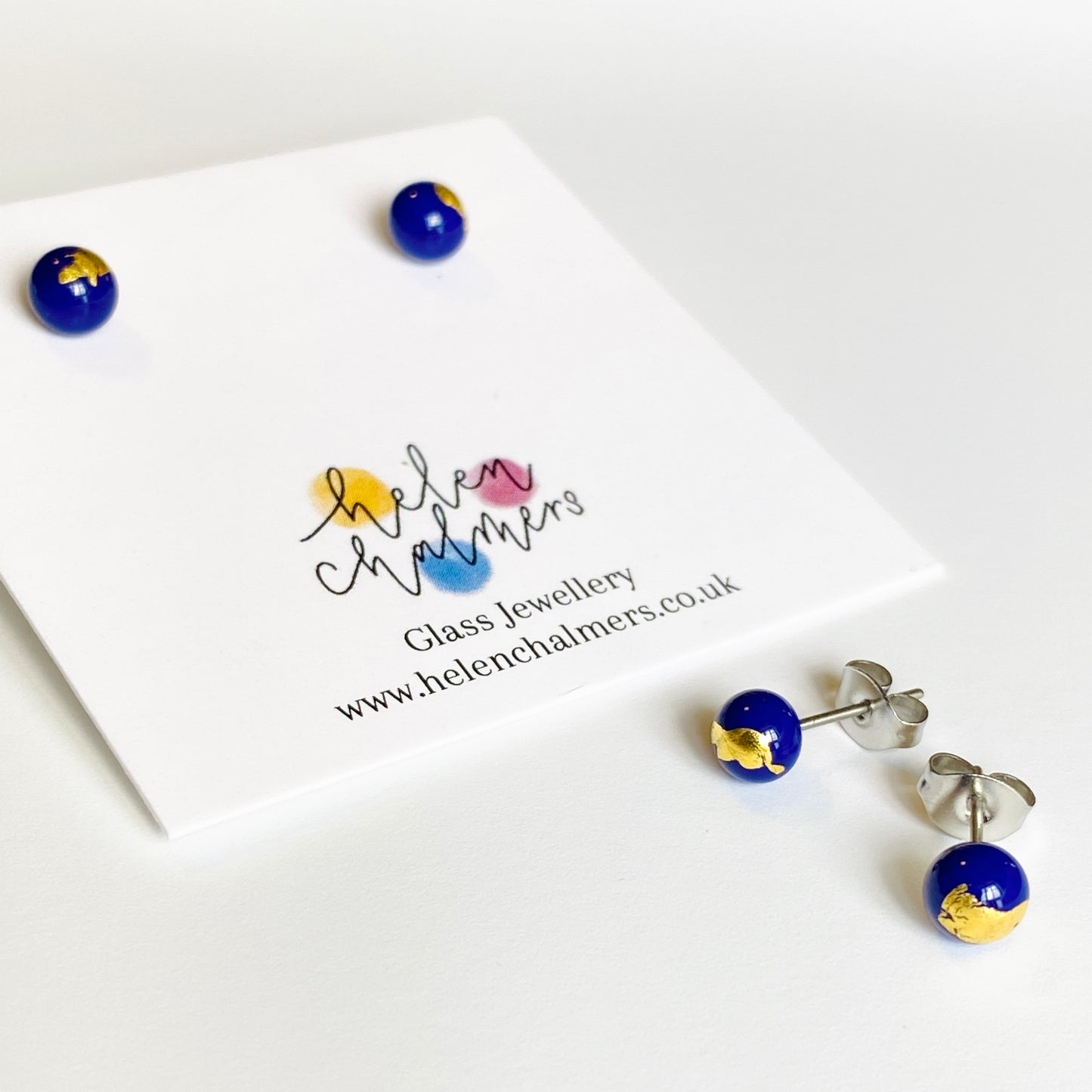 Mini Sphere Glass Studs