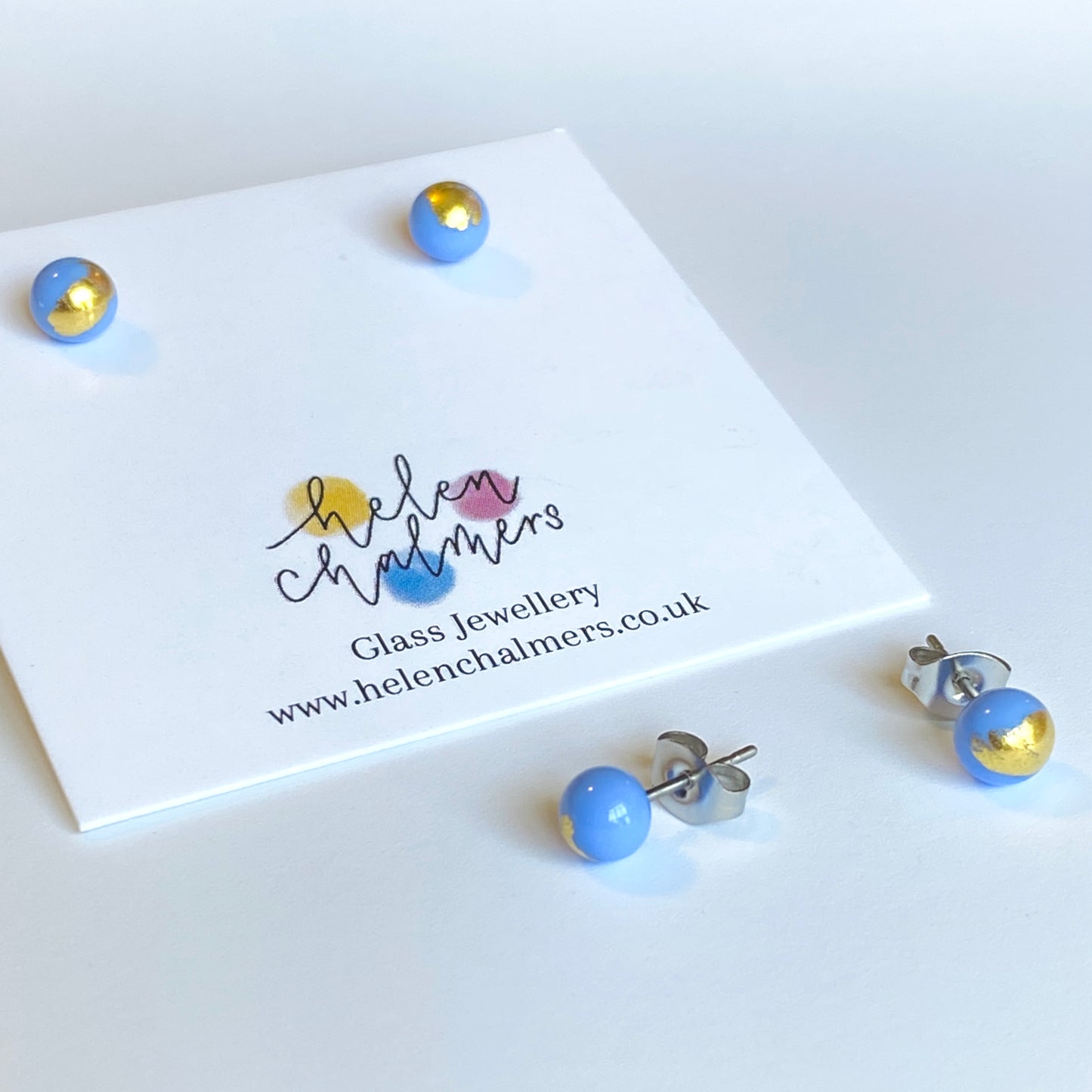 Mini Sphere Glass Studs