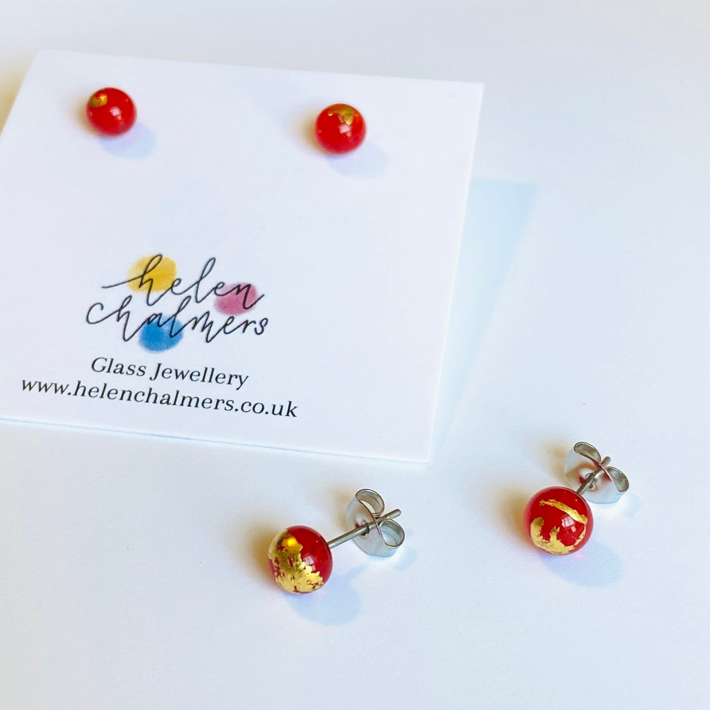 Mini Sphere Glass Studs