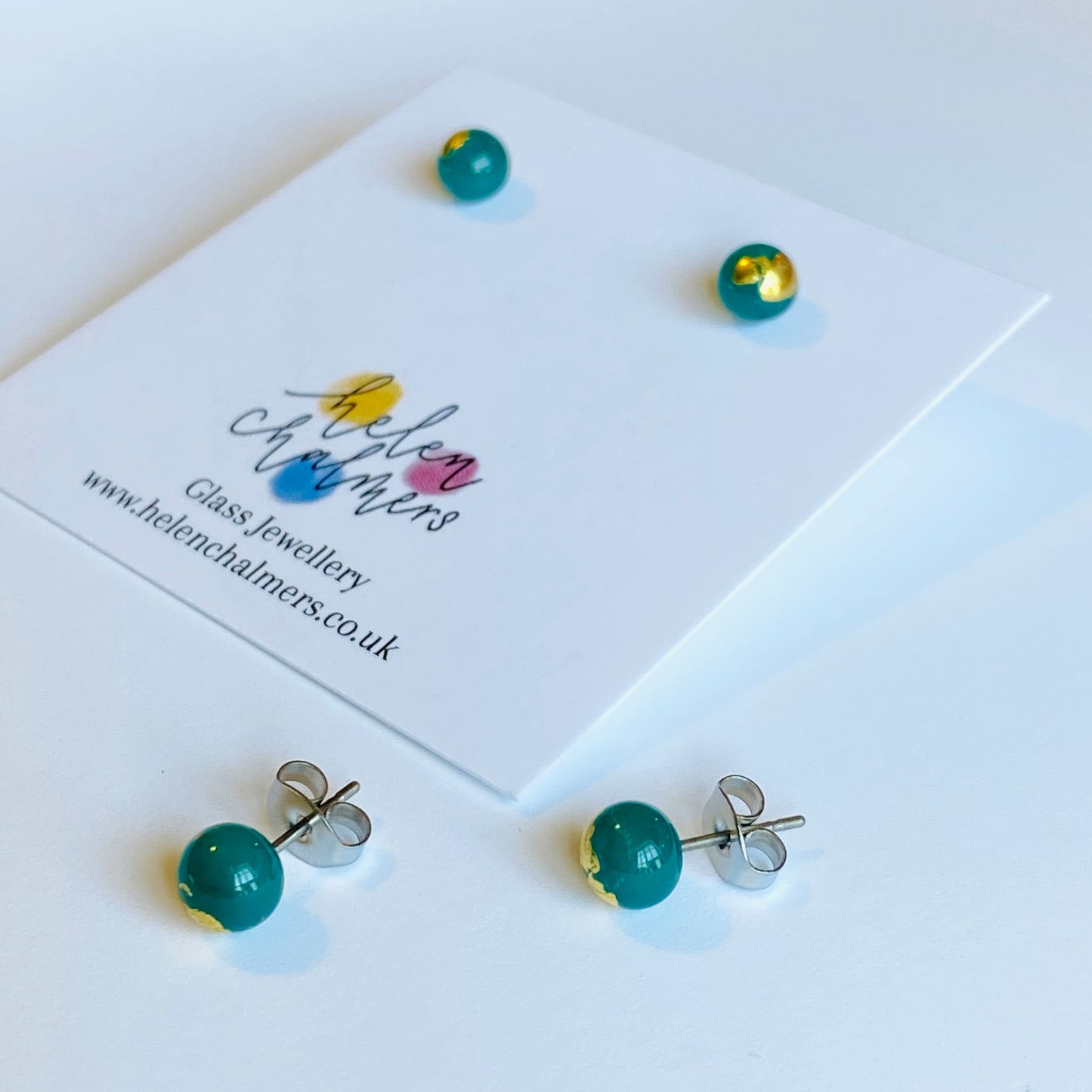 Mini Sphere Glass Studs