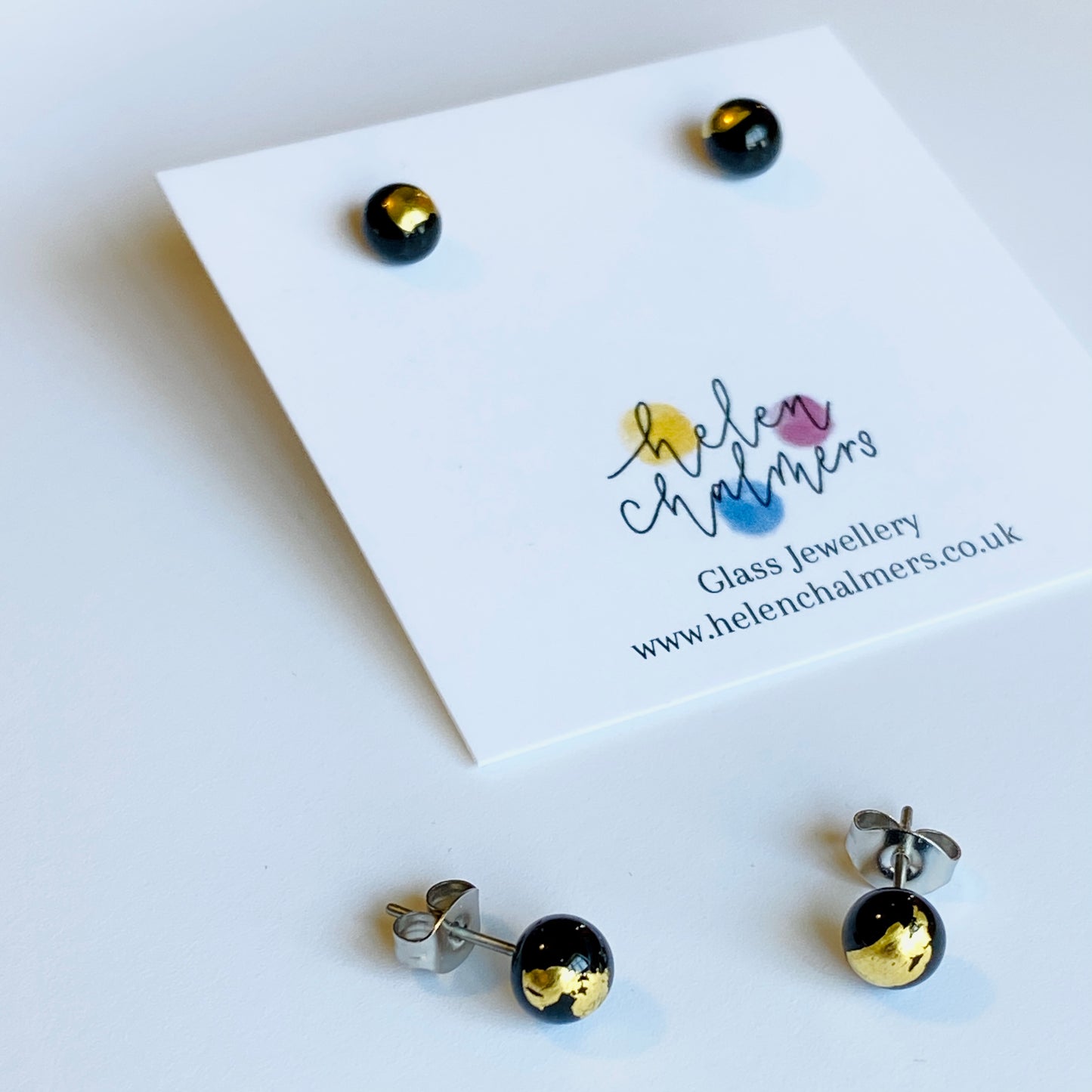 Mini Sphere Glass Studs