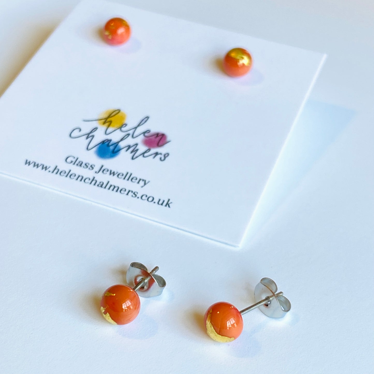 Mini Sphere Glass Studs