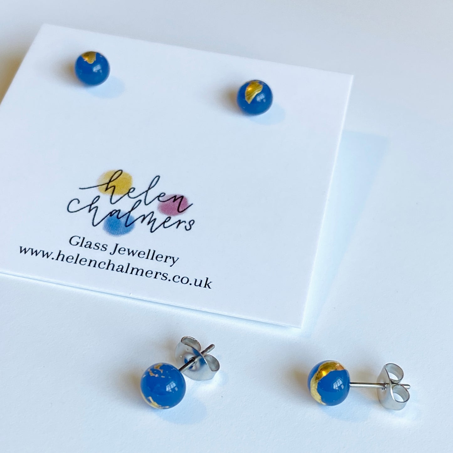 Mini Sphere Glass Studs