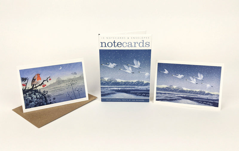 Notecard Pack - Snow Flight and Solstice