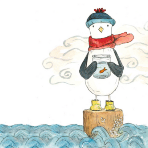 Seagull & Fish