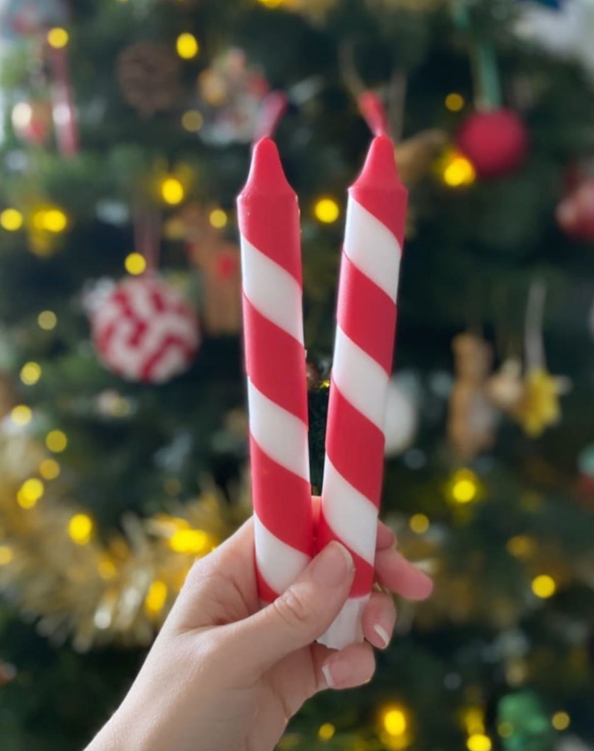 Helter Skelter Stick Candles