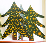 Christmas Tree Concertina Garland