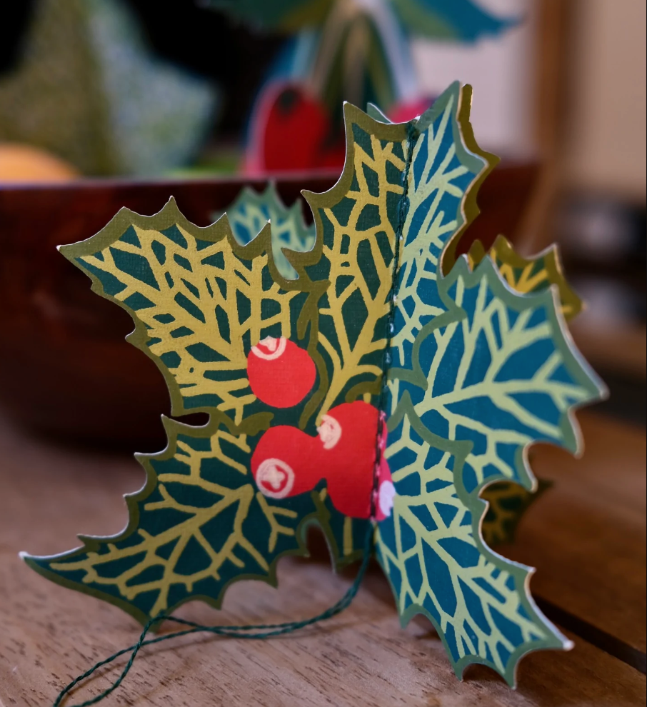 Winter Foliage Paper Decorations
