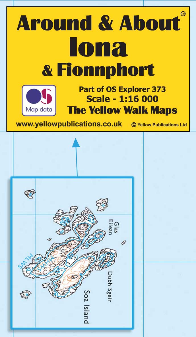 Yellow Map A&A Iona and Fionnphort