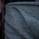 Diamond Twill - Silver/Blue Teal