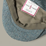 Iona Tweed Bunnet - Blue Teal Diamond Twill
