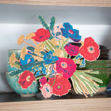 Bouquet Wooden Print