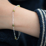 Iona Green Stone Bead Bracelet
