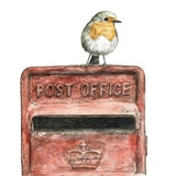 Mounted Print - Royal Mail Robin