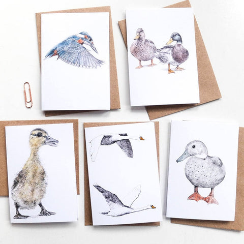 Mini Notelets Pack - Duck Pond
