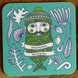 Iona Fishfolk Coasters