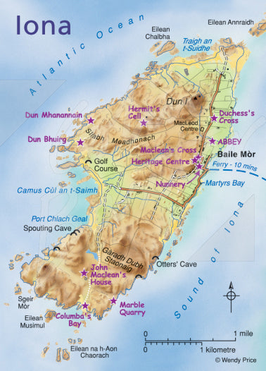 Map of Iona Magnet