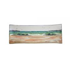 Long Rectangle Dish - Seascape
