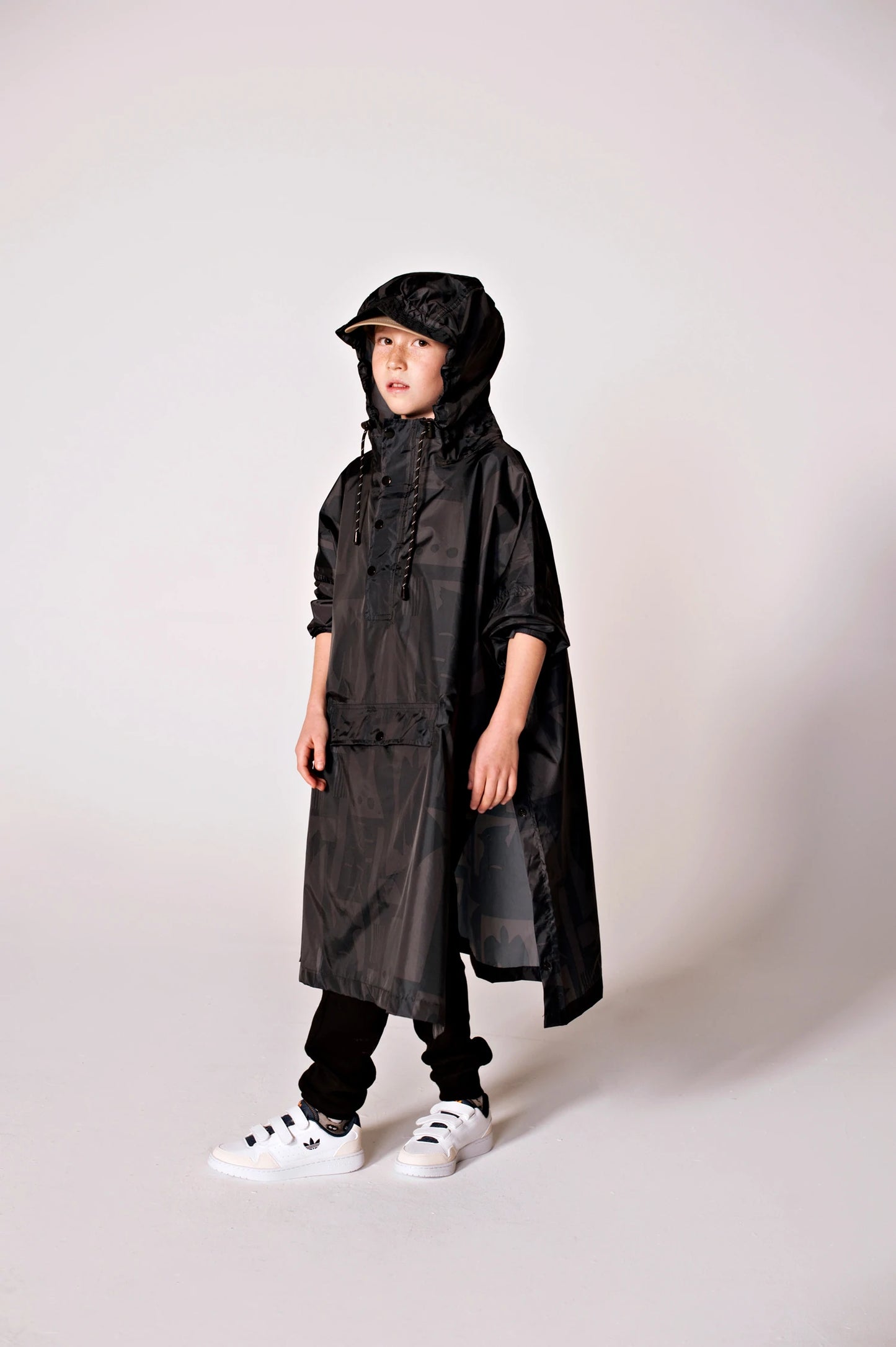 Back To Black - Kids Rain Poncho