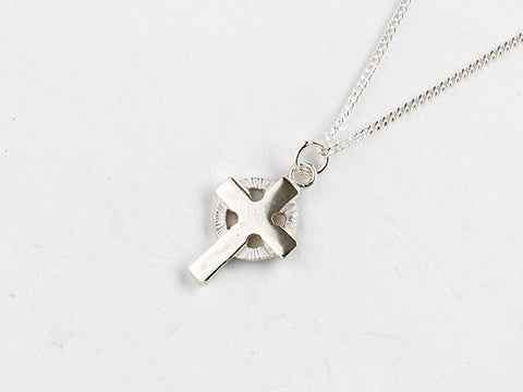 Tiny Celtic Cross Necklace