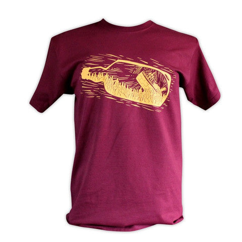 Whisky Galore T-Shirt - Burgundy